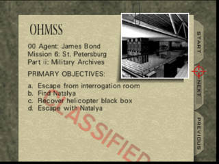 ゴールデンアイ 007 (N64) -  ミッション 6 : St. Petersburg - パート ii : Military Archives