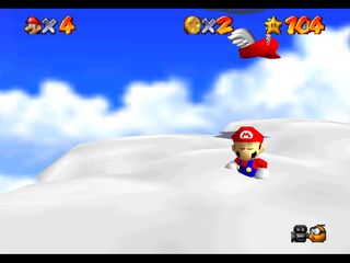 Super Mario 64 sur N64 - L'étoile au delà de l'arc-en-ciel Super Mario 64 sur N64 - L'étoile au delà de l'arc-en-ciel