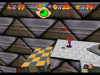 Super Mario 64 sur N64 - La casquette bleue (invisibilité) Super Mario 64 sur N64 - La casquette bleue (invisibilité)