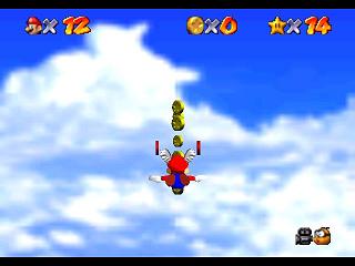 Super Mario 64 sur N64 - La casquette rouge (ailée) Super Mario 64 sur N64 - La casquette rouge (ailée)
