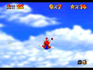 Super Mario 64 sur N64 - La casquette rouge (ailée) Super Mario 64 sur N64 - La casquette rouge (ailée)