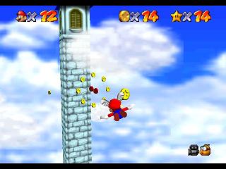 Super Mario 64 sur N64 - La casquette rouge (ailée) Super Mario 64 sur N64 - La casquette rouge (ailée)