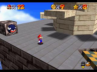 Super Mario 64 (n64 mini, Switch et DS) - - En haut de la forteresse Super Mario 64 (n64 mini, Switch et DS) - - En haut de la forteresse