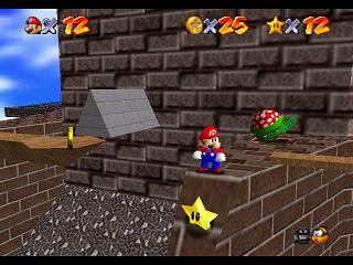 Super Mario 64 (n64 mini, Switch et DS) - - Canon vers un mur... Super Mario 64 (n64 mini, Switch et DS) - - Canon vers un mur...