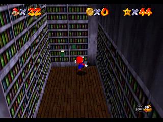 Super Mario 64 (n64 mini, Switch et DS) - - Secret des livres hantés Super Mario 64 (n64 mini, Switch et DS) - - Secret des livres hantés