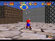 Super Mario 64 sur N64 - Niveau 11 : Monde trempé-séché - Pièces et généralités