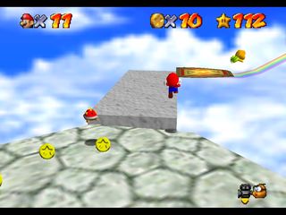 Super Mario 64 (n64 mini, Switch et DS) - - Croisière sur l'arc-en-ciel Super Mario 64 (n64 mini, Switch et DS) - - Croisière sur l'arc-en-ciel