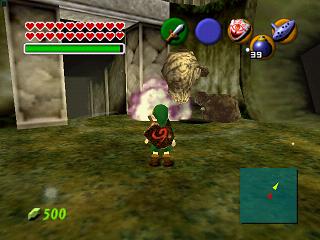 Zelda Ocarina Of Time : 비밀 동굴
