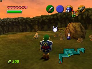 Zelda Ocarina Of Time : 비밀 동굴