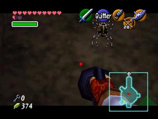 Zelda Ocarina Of Time : Les skulltulas d'or des temples (donjons)