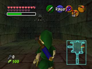 Zelda Ocarina Of Time : Les skulltulas d'or des temples (donjons)