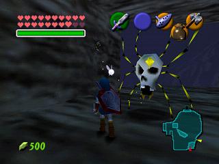 Zelda Ocarina Of Time : Les skulltulas d'or du monde extérieur