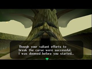 Zelda Ocarina Of Time on N64 : The Deku Tree