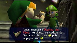 L'ocarina, simbolo del gioco. Zelda Ocarina Of Time su N64 : La piana di Hyrule