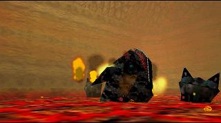 Zelda Ocarina Of Time N64 पर : डोडोंगो की गुफा Zelda Ocarina Of Time N64 पर : डोडोंगो की गुफा