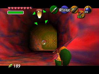 Zelda Ocarina Of Time sur N64 : Le ventre de Jabu Jabu