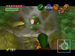 Zelda Ocarina Of Time sur N64 : Le ventre de Jabu Jabu