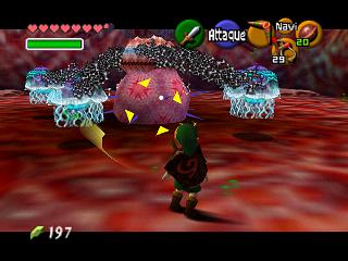 Zelda Ocarina Of Time sur N64 : Le ventre de Jabu Jabu
