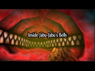 Zelda Ocarina Of Time on N64 - Inside Jabu-Jabu's Belly