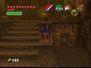 Zelda Ocarina Of Time Master Quest N64版 : 火之神殿