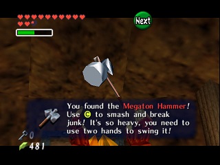 Zelda Ocarina Of Time Master Quest N64版 : 火之神殿