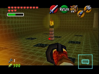 Zelda Ocarina Of Time Master Quest N64版 : 火之神殿