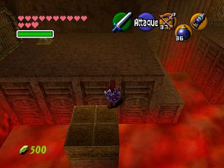 Zelda Ocarina Of Time sur N64 : Le temple du feu Zelda Ocarina Of Time sur N64 : Le temple du feu