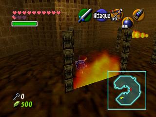 Zelda Ocarina Of Time sur N64 : Le temple du feu Zelda Ocarina Of Time sur N64 : Le temple du feu