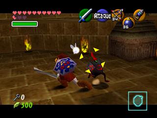 Zelda Ocarina Of Time sur N64 : Le temple du feu Zelda Ocarina Of Time sur N64 : Le temple du feu