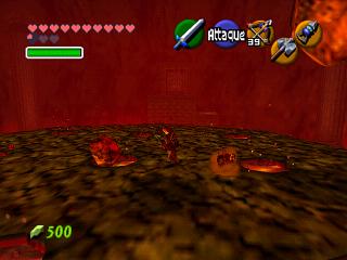 Zelda Ocarina Of Time sur N64 : Le temple du feu Zelda Ocarina Of Time sur N64 : Le temple du feu