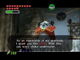 Zelda Ocarina Of Time en N64 : Regreso con los Zoras Zelda Ocarina Of Time en N64 : Regreso con los Zoras