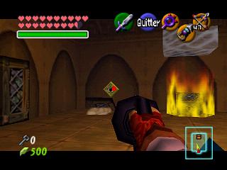 Zelda Ocarina Of Time en N64 : El Templo del Espíritu (link adulto)