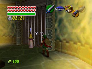 Zelda Ocarina Of Time on N64 : The final battle: Link vs Ganondorf Zelda Ocarina Of Time on N64 : The final battle: Link vs Ganondorf