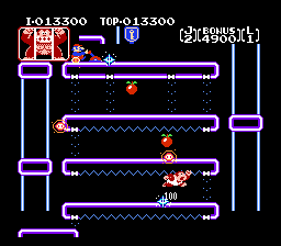 Donkey Kong Jr. (Junior) auf Nes: Die 3. Ebene, elektrisch