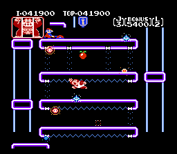 Donkey Kong Jr. (Junior) auf Nes: Die 3. Ebene, elektrisch