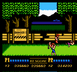 Soluzione di Double Dragon 2 su Nes: Missione 5 - Forest of death