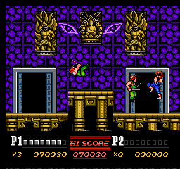 Double Dragon 2 на Nes: Туториал - Меню и спецприемы (и обычные)