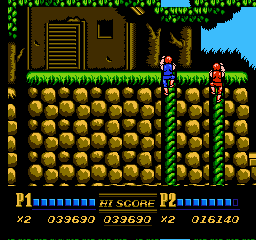 Double Dragon 2 на Nes: Туториал - Меню и спецприемы (и обычные)