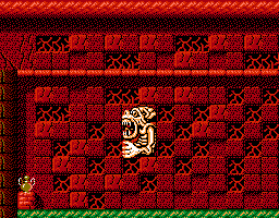 Faxanadu sur Nes : le plan du dernier palais des brumes (tour de Mist)