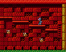 Faxanadu sur Nes : le plan du dernier palais des brumes (tour de Mist)