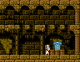 Faxanadu sur Nes : le plan du mini palais de la bague de rubis