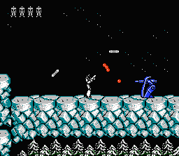 Le test de Probotector (contra) sur Nes