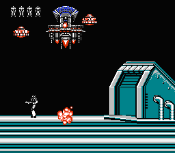 Le test de Probotector (contra) sur Nes
