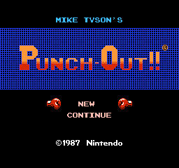 Myke Tyson Punch-Out sur Nes :Introduction Myke Tyson Punch-Out sur Nes :Introduction