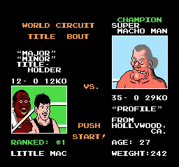 Mike Tyson's Punch-Out : World Circuit - match 6 : Super Macho Man Mike Tyson's Punch-Out : World Circuit - match 6 : Super Macho Man