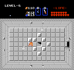 Zelda 1 - Solution du donjon 8 de la quête 1 : Le Lion (Zelda I Nes mini) Zelda 1 - Solution du donjon 8 de la quête 1 : Le Lion (Zelda I Nes mini)