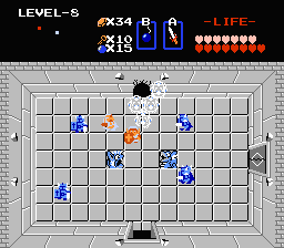 Zelda 1 - Solution du donjon 8 de la quête 1 : Le Lion (Zelda I Nes mini) Zelda 1 - Solution du donjon 8 de la quête 1 : Le Lion (Zelda I Nes mini)