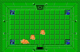 The legend of Zelda - Plan (carte) du niveau 8 de la quête 2 : La grande spirale (Zelda I Nes mini)