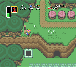 होप! छेद के अंदर। Soluce de Zelda 3 a Link to the Past sur Super Nes : पहले पदक के महल से पहले (gba, Snes, super nintendo)