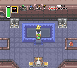 La mappa della torre, di una rarità complessa. Soluce de Zelda 3 a Link to the Past sur Super Nes : Torre di Hera (3° pendaglio) (gba, Snes, super nintendo)